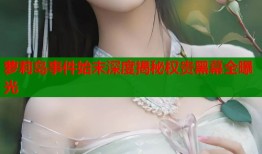 萝莉岛事件始末深度揭秘权贵黑幕全曝光