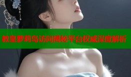 教皇萝莉岛访问揭秘平台权威深度解析