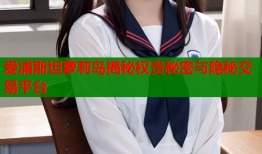 爱浦斯坦萝莉岛揭秘权贵秘密与隐秘交易平台
