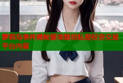 萝莉岛事件揭秘爱泼斯坦私密权贵交易平台内幕