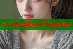 米切尔揭秘萝莉岛内幕平台权威曝光