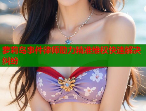 萝莉岛事件律师助力精准维权快速解决纠纷