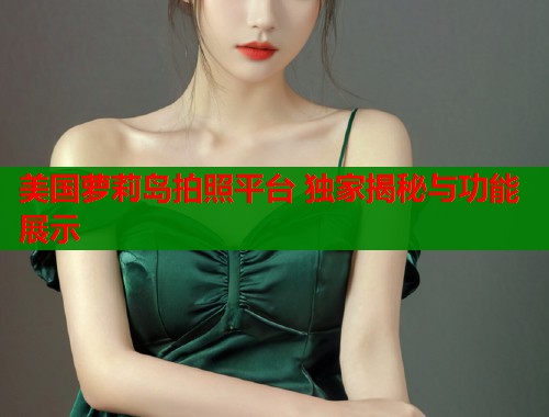 美国萝莉岛拍照平台 独家揭秘与功能展示